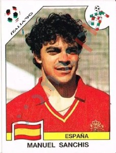 351 Manuel Sanchis – FIFA World Cup Italia 1990 Panini