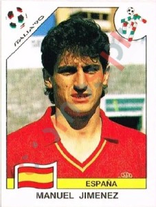 352 Manuel Jimenez – FIFA World Cup Italia 1990 Panini