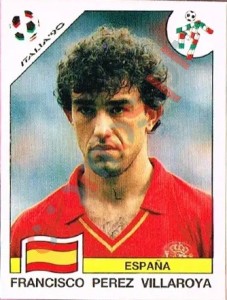 356 Francisco Perez Villaroya – FIFA World Cup Italia 1990 Panini