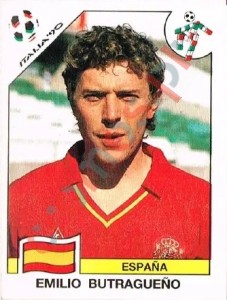 360 Emilio Butragueno – FIFA World Cup Italia 1990 Panini