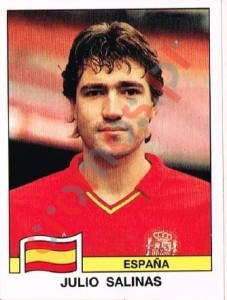361 Julio Salinas – FIFA World Cup Italia 1990 Panini