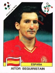 362 Aitor Beguiristain – FIFA World Cup Italia 1990 Panini