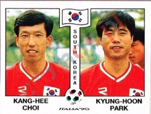 318 Kang-Hee Choi / Kyung-Hoon Park – FIFA World Cup Italia 1990 Panini
