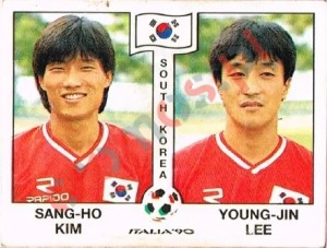 322 Sang-Ho Kim / Young-Jin Lee – FIFA World Cup Italia 1990 Panini