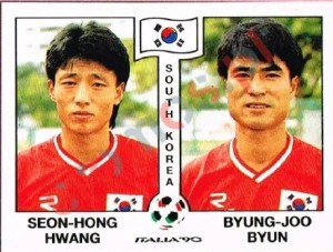 324 Seon-Hong Hwang / Byung-Joo Byun – FIFA World Cup Italia 1990 Panini