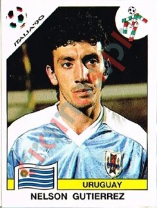 368 Nelson Gutierrez – FIFA World Cup Italia 1990 Panini