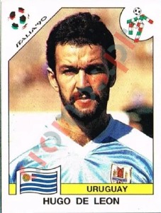 370 Hugo de Leon – FIFA World Cup Italia 1990 Panini