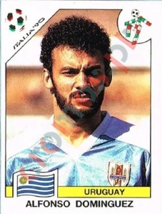 371 Alfonso Dominguez – FIFA World Cup Italia 1990 Panini
