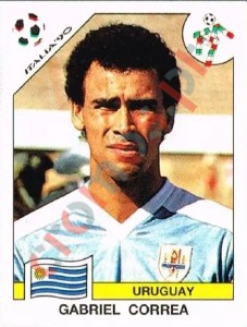 374 Gabriel Correa – FIFA World Cup Italia 1990 Panini