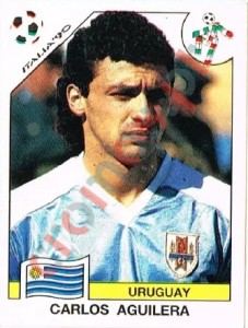 381 Carlos Aguilera – FIFA World Cup Italia 1990 Panini