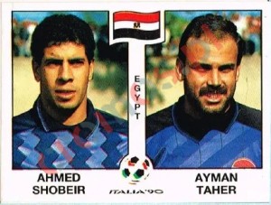 441 Ahmed Shobeir / Ayman Taher – FIFA World Cup Italia 1990 Panini