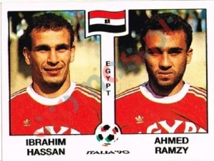442 Ibrahim Hassan / Ahmed Ramzy – FIFA World Cup Italia 1990 Panini