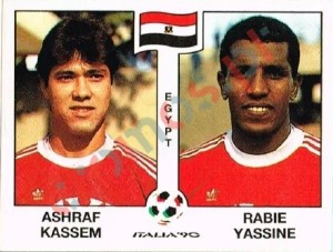 444 Ashraf Kassem / Rabie Yassine – FIFA World Cup Italia 1990 Panini