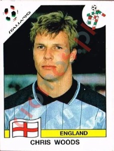 384 Chris Woods – FIFA World Cup Italia 1990 Panini
