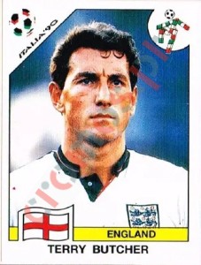 389 Terry Butcher – FIFA World Cup Italia 1990 Panini