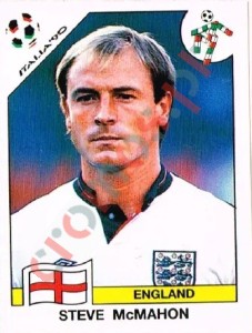 392 Steve McMahon – FIFA World Cup Italia 1990 Panini