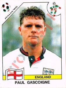 394 Paul Gascoigne – FIFA World Cup Italia 1990 Panini