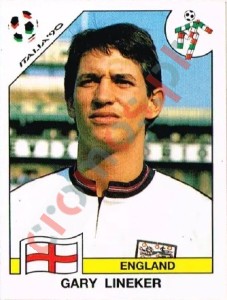 399 Gary Lineker – FIFA World Cup Italia 1990 Panini