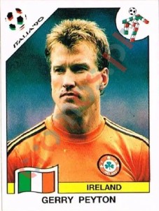 422 Gerry Peyton – FIFA World Cup Italia 1990 Panini