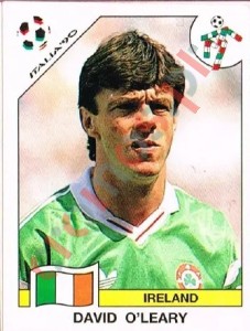 427 David O'Leary – FIFA World Cup Italia 1990 Panini