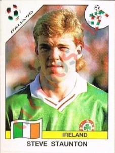 429 Steve Staunton – FIFA World Cup Italia 1990 Panini