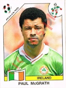 430 Paul McGrath – FIFA World Cup Italia 1990 Panini