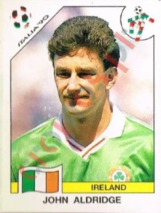 436 John Aldridge – FIFA World Cup Italia 1990 Panini