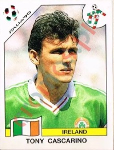 437 Tony Cascarino – FIFA World Cup Italia 1990 Panini