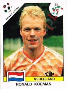 406 Ronald Koeman – FIFA World Cup Italia 1990 Panini
