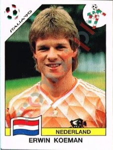 412 Erwin Koeman – FIFA World Cup Italia 1990 Panini