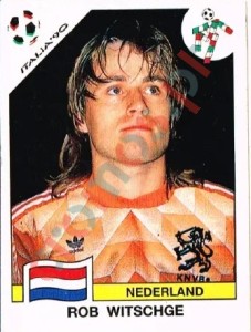 419 Rob Witschge – FIFA World Cup Italia 1990 Panini