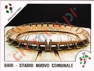 16 Bari - Stadio Nuovo Comunale – FIFA World Cup Italia 1990 Panini