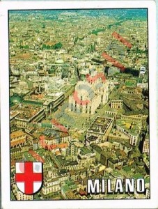 21 Panorama of Milano – FIFA World Cup Italia 1990 Panini