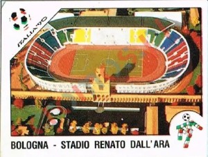 24 Bologna - Stadio Renato Dall'Ara – FIFA World Cup Italia 1990 Panini