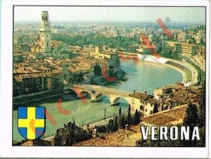 29 Panorama of Verona – FIFA World Cup Italia 1990 Panini