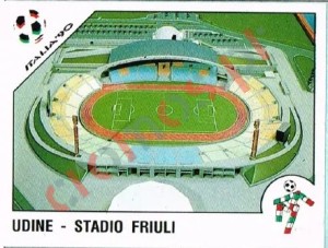 31 Udine - Stadio Friuli – FIFA World Cup Italia 1990 Panini