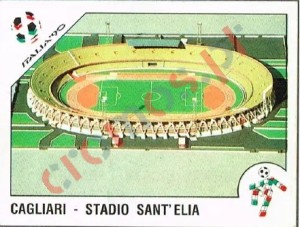 33 Cagliari - Stadio Sant'Elia – FIFA World Cup Italia 1990 Panini
