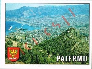 36 Panorama of Palermo – FIFA World Cup Italia 1990 Panini