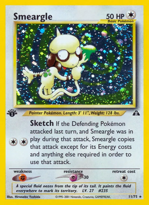 11-1ED Smeargle – Neo Discovery