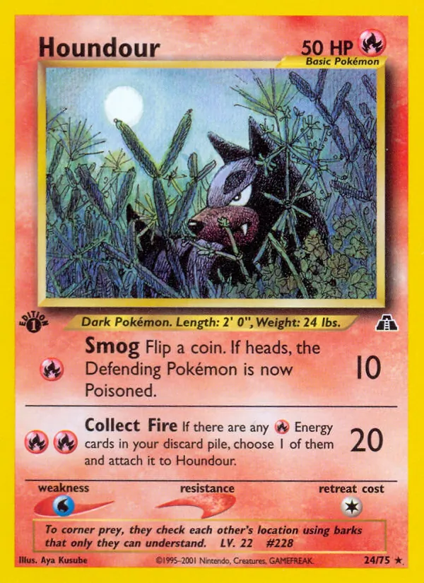 24-1ED Houndour – Neo Discovery