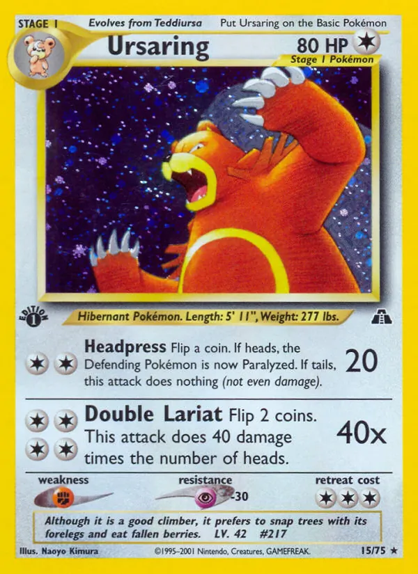 15 Ursaring – Neo Discovery