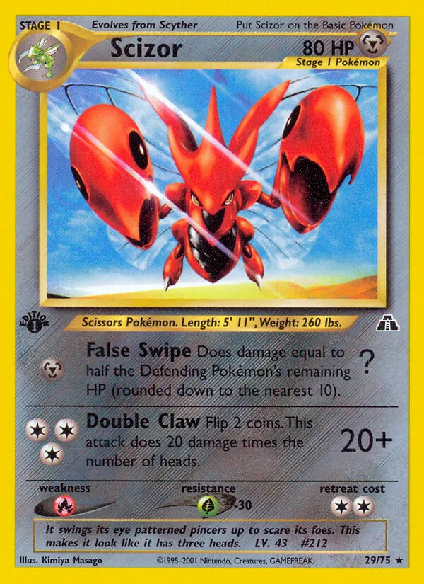29 Scizor – Neo Discovery