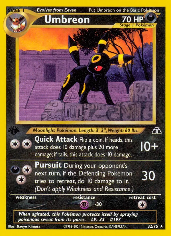 32 Umbreon – Neo Discovery