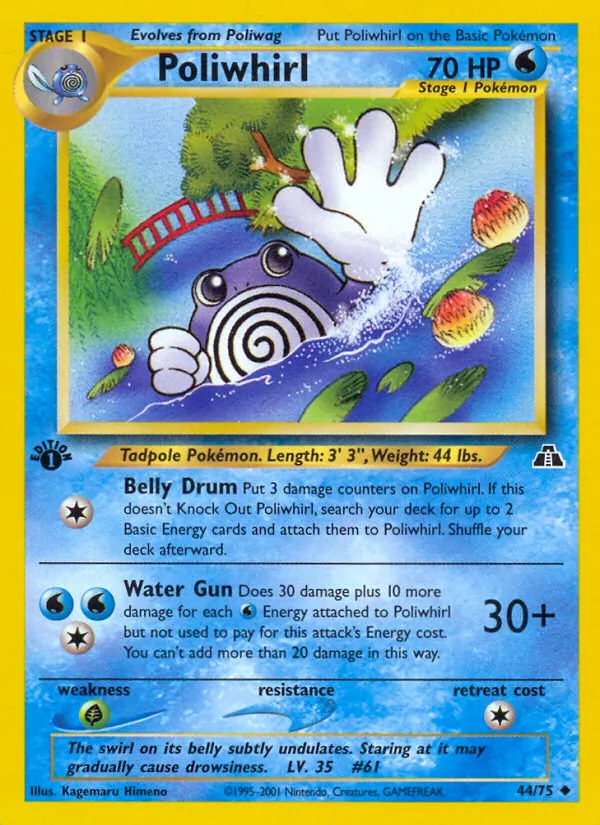 44 Poliwhirl – Neo Discovery