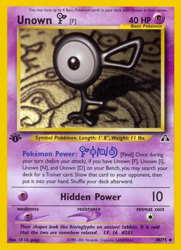 48 Unown [F] – Neo Discovery