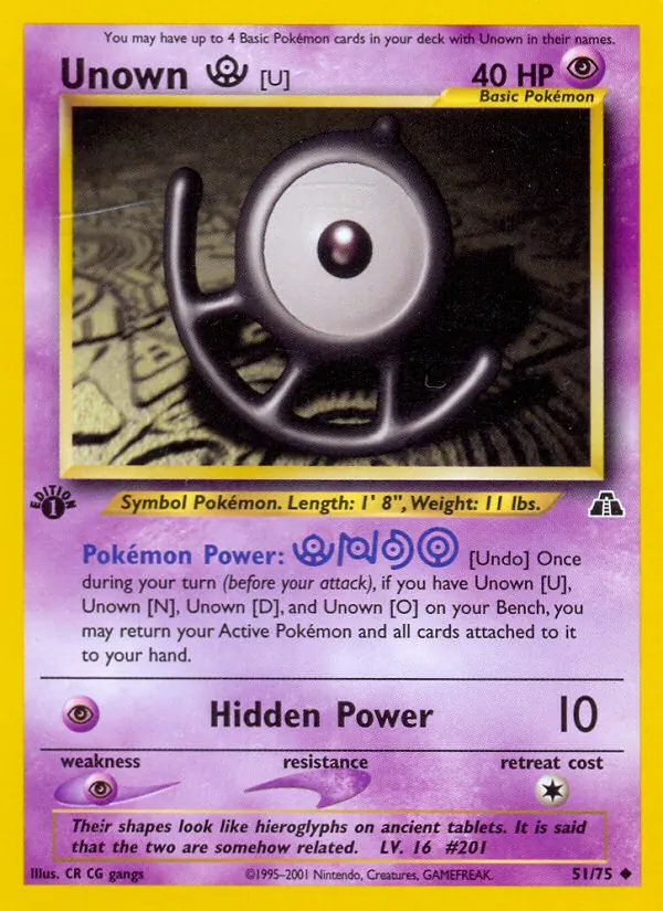 51 Unown [U] – Neo Discovery