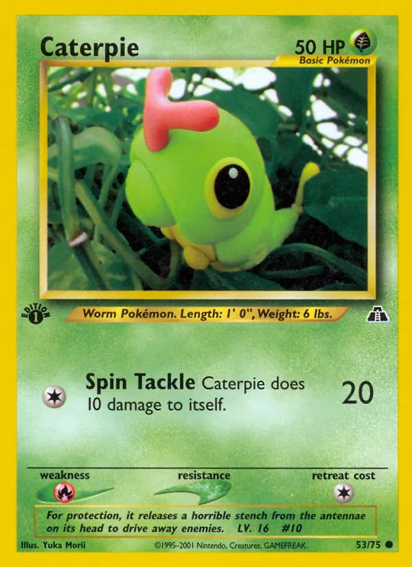 53 Caterpie – Neo Discovery
