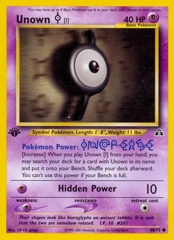 68 Unown [I] – Neo Discovery