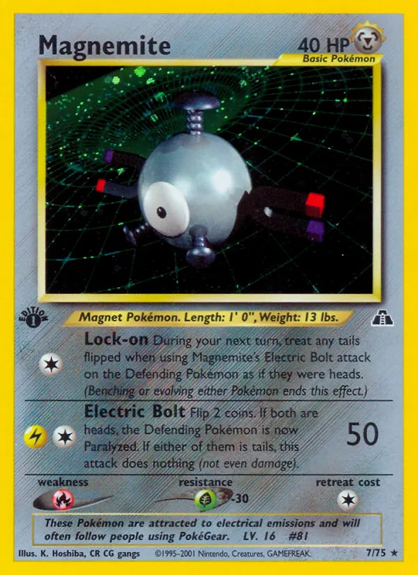 7 Magnemite – Neo Discovery