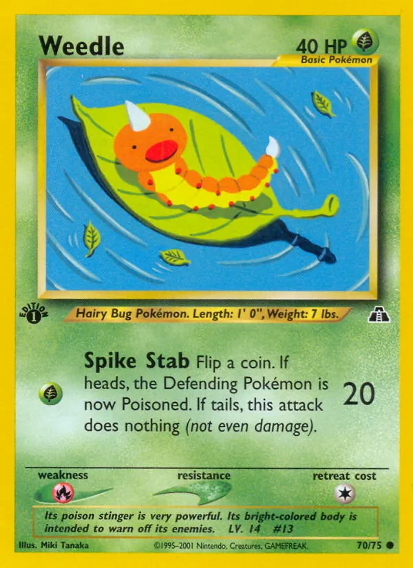 70 Weedle – Neo Discovery